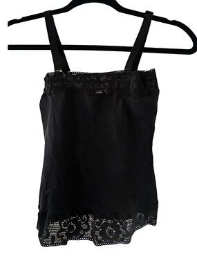Fajas M&D Colombian Shaping Camisole Tank Black Lace Trim Size LG NEVER WORN